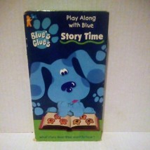 Blues Clues Story Time 998 Play Along With Blue Nick Jr Orange Tape Classic VHS  - $12.34