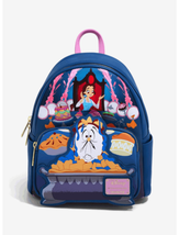 Loungefly Disney Beauty and the Beast Be Our Guest Mini Backpack - £63.94 GBP