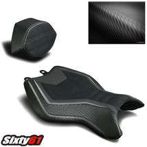 Kawasaki H2 Seat Covers with Cowl 2015-2023 Luimoto Tec-Grip Grey Suede tec-grip - £259.07 GBP