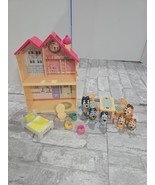 Bluey Mini Home Playset House With Furniture and 7 Figures Cartoon TV - $572.04 MXN