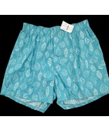 J Crew Boxer Shorts Mens Size Medium Blue Seashells Boxers Shells M New - $307.29 MXN