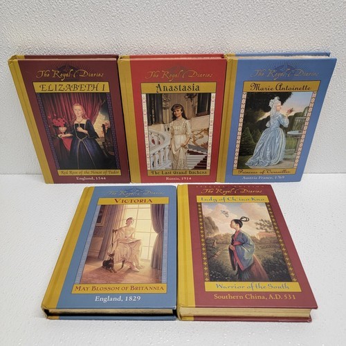 Dear America Royal Diaries Lot Of 5 Diary Books Marie Antoinette, Elizab... - $29.60