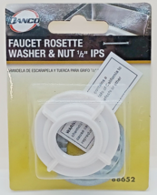 Danco Faucet Rosette Washer &amp; Nut 1/2&#39;&#39; IPS #88652 - £3.92 GBP