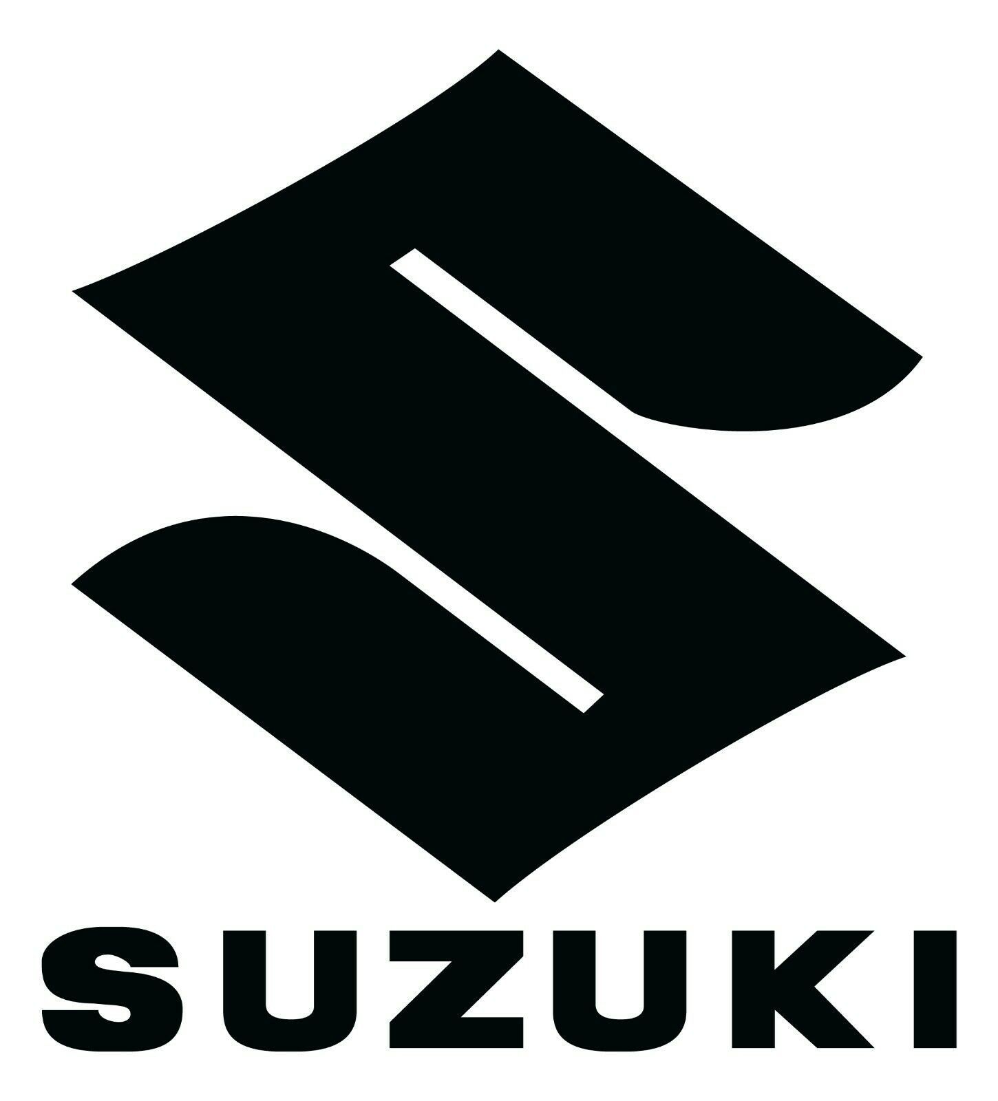 2x Suzuki Logo Vinyl Decal Sticker Different colors & size for Cars/Bikes/Window