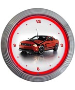 Ford Mustang Boss 302 Licensed Neon Clock 15&quot;x15&quot; - £67.64 GBP