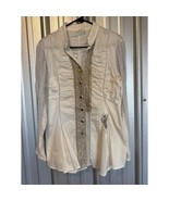 Elisa Cavaletti Daniela Dailavalle Button Up Vintage Blouse Shirt Womens... - $930.30 MXN