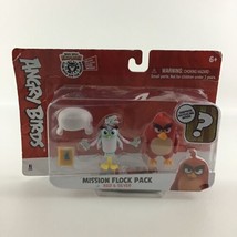 Angry Birds Mission Flock Pack Red Silver Surprise Hatching Action Figures New - £19.79 GBP