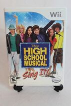 Nintendo Wii Sing It High School Musical With Original Box &amp; Manual EUC ... - $8.46 CAD