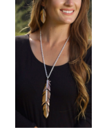 Montana Silversmith Sunlit Phoenix Feather Necklace - £75.05 GBP