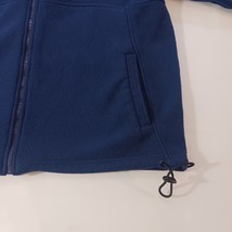 IZOD Men's Blue Full Zip Pockets Fleece Sweatshirt Long Sleeve Size XL image 7