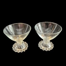 Vintage Pair of Anchor Hocking Berwick Boopie Clear Glass Champagne/Tall... - $9.90