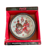 Dale Earnhardt Jr And Sr Round Wall Clock Nascar And Coca Cola Collectable - €7,53 EUR