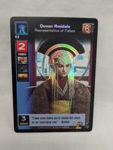 Star Wars Young Jedi CCG Foil Queen Amidala Trading Card F6 Battle Of Naboo - £23.22 GBP