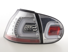 FK Pair LED Rear Lights Lightbar VW Golf 5 MK5 03-08 Chrome 1K LHD OBC Compat - £265.51 GBP