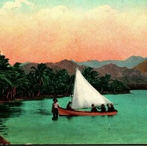 Cocoanut Island Shore Sailboat Hawaii HI Islands UNP  DB Postcard  Q13 - $9.85