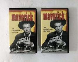 Lot of 2 Maverick The Collector’s Edition VHS Tapes - A Fellow&#39;s Brother -,Two T - £3.94 GBP