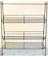 Eames Era Mid-Century Modern Wrought Iron 1950s Book Case Mint Condition... - $169.25 CAD