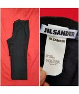 Jil Sander women Navy wool straight leg business work casual pants size 40 - $53.46