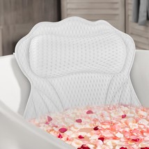 Bath Pillow Ergonomic Luxury Bathtub Pillow With Head,Neck,, Fits All Ba... - $39.99