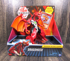Bakugan Battle Planet Dragonoid Deluxe Action Figure &amp; Foil Trading Card NIB - £19.46 GBP