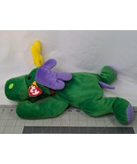 Ty Pillow Pals Antlers Moose Plush Green Purple Antlers Stuffed Animal Toy - $14.95