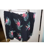 George Above Knee Hawaiian Black E-Board Swim Shorts Size 3XL (48-50) Me... - £20.95 GBP