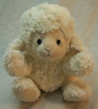 Demdaco Nat &amp; Jules Cute Soft White Lamb Sheep 7&quot; Plush Stuffed Animal Toy - £14.40 GBP