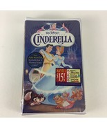 Walt Disney Masterpiece Cinderella VHS Tape Fairy Tale Vintage 1980s New... - £8.56 GBP