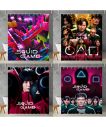 Modern Squid Game Custom Waterproof Polyester Shower Curtain 4 Size - $30.00 - $36.00