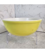 Vintage Pyrex Large Yellow #404 Nesting Mixing Bowl 4 Quart - $365.11 MXN