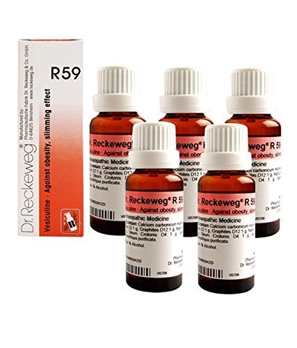 Primary image for Dr. Reckeweg Dr.Reckeweg Germany R59 Weight Loss Drops Pack Of 5