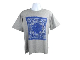 Levi&#39;s Strauss Men&#39;s Bandana Print T-Shirt, Lightweight Breathable Short... - £16.29 GBP+