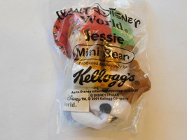 Walt Disney World Jessie Mini Bean Kellogg&#39;s 2001 Doll Stuffed 4&quot; Toy NOS - £16.21 GBP