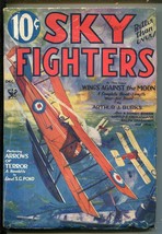 Sky Fighters 12/1933-AIR War PULPS-WWI-CLASSIC-RARE-vg - £166.91 GBP
