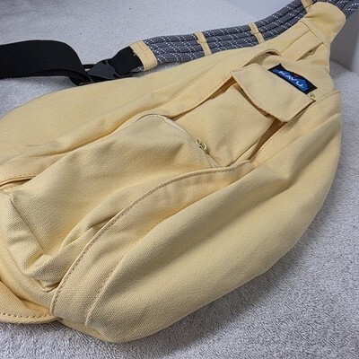 KAVU Rope Sling Crossbody Bag Yellow Adjustable Item image 7