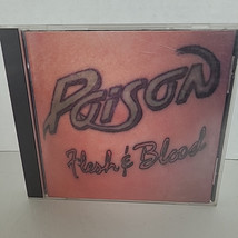 Flesh &amp; Blood by Poison (CD, Jul-1990, Capitol/EMI Records) BMG Music Club - $5.94