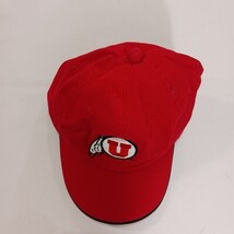 Signature Utah Utes Men's Red Hat Cap Back Strap With Buckle image 6