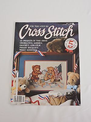 For the Love of Cross Stitch magazine 1992 Celebrate America Statue of Liberty - $8.99