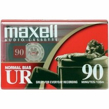 Maxell UR 90 Audio Cassette Tapes Normal Bias New Sealed - £3.69 GBP