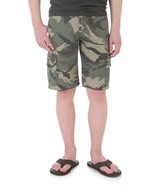 NEW Boys Wrangler Adjustable Waist Cargo Shorts Camo Tan Stone Husky Reg... - $20.50 CAD