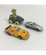 Lot of 2 Vintage Kodak Fuji Die Cast Cars &amp; Garfield Driving A Jeep - $12.86
