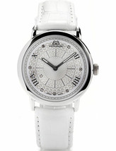 88 Rue Du Rhone 87WA120008 Women&#39;s Dress White Leather White Dial Swiss Watch - £100.53 GBP