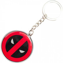 Marvel Comics Deadpool Logo Keychain Red - £10.19 GBP