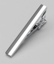 Jos. A. Bank Polished Two-Tone Tie Bar-Black - £17.44 GBP