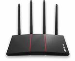 ASUS RT-AX55 AX1800 Dual Band WiFi 6 Gigabit Router, 802.11ax, Lifetime ... - £126.43 GBP