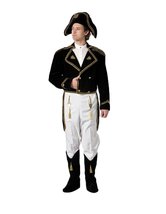Deluxe Napoleon Bonaparte Theatrical Quality Costume, XLarge Black - £316.35 GBP