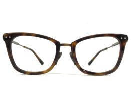 Bottega Veneta Eyeglasses Frames BV0065O 006 Brown Tortoise Cat Eye 52-19-140 - £104.44 GBP