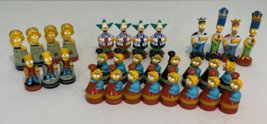 Vintage The Simpsons Collectors Chess Set No Box, Chess Pieces Only, 99% complet - £20.91 GBP