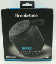 Brookstone MAKO II Portable Wireless Speaker with Bluetooth Black - New ... - $7.79