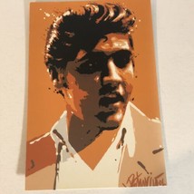 Elvis Presley Postcard Elvis With Orange Background - £2.73 GBP